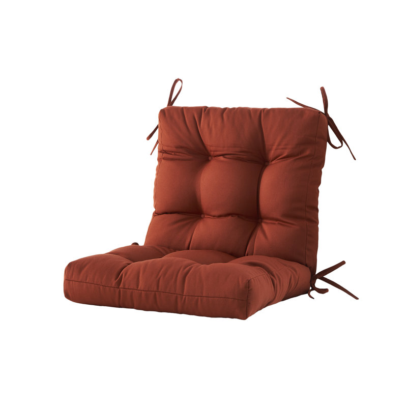 Outdoor 4'' Seat / Back Cushion, Rust