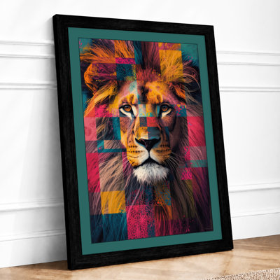 Confident Lion Modern - Print
