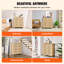 Commode 4 tiroirs en rotin naturel H 35,43 po x l 29,53 po x P 15,75 po 4 pièces