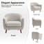 Fauteuil d'appoint rembourré moderne l 35 po Kaya-269776432
