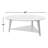 Chapman Glass Top Single Coffee Table