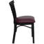 Chaise d'appoint à dossier échelle-16734564