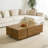 47.24'' Modern Coffee Table Extendable Sliding Top Wood Coffee Table Rectangular Coffee Table Large Coffee Table Walnut Wood Coffee Table With 4 Storage Drawers Fully Assembled