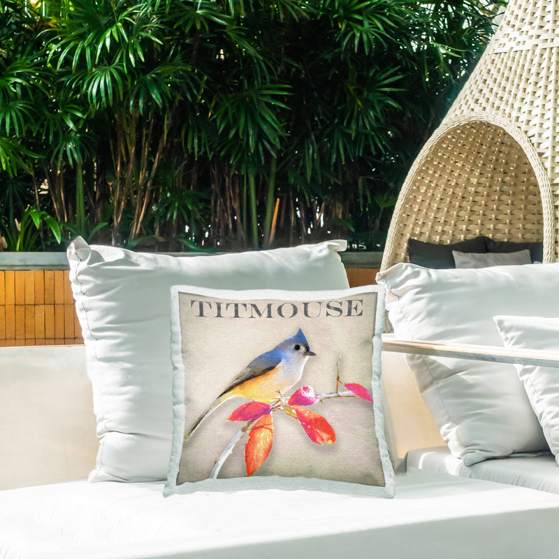 Coussin d'extérieur Vivid Titmouse