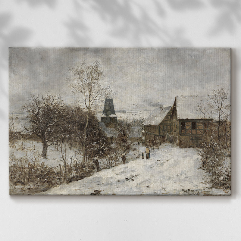 Paysages rétro-CC XXVII - Cavas enveloppés de galerie, 12 x 18