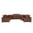 Mietoon Leather Match Large Seating Power Recliner Sectional-1339745741