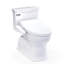 TOTO® WASHLET®+ Soirée® Elongated 1.28 GPF Universal Height Toilet with S2 Bidet Seat, Cotton White - MW9643346CEFG#01
