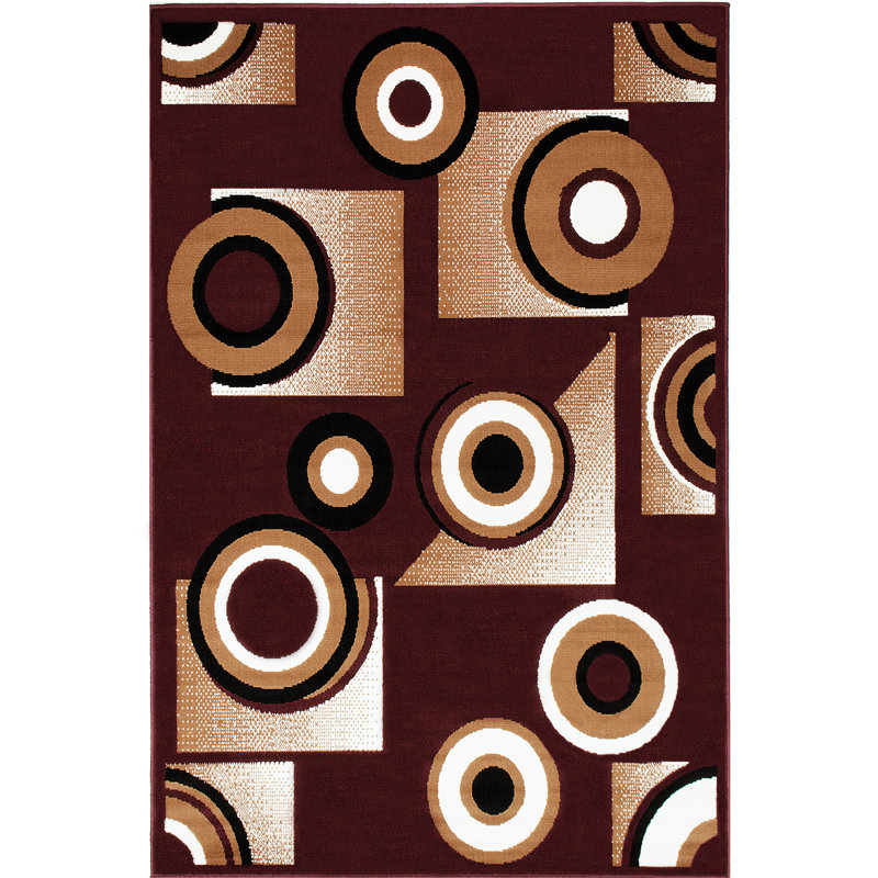 Geometric Indoor Rug, 5'2" x 7'1"