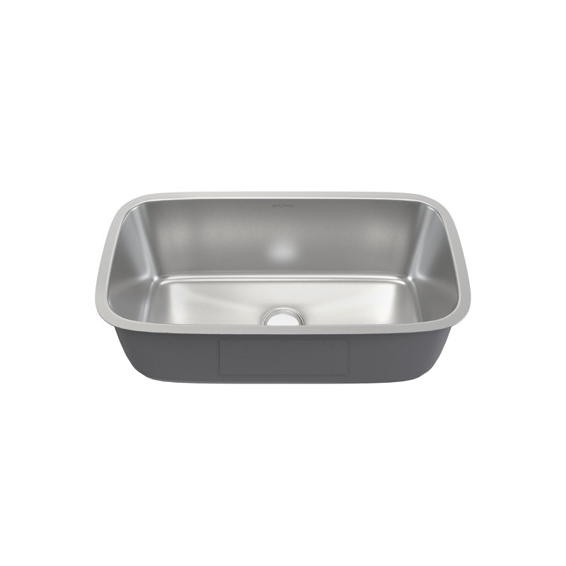 Toulouse 32 x 18 Stainless Steel, Single Basin, Under-Mount Kitchen Sink
