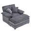 Chaise longue avec repose-pieds Verden-119880378