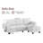 78'' Upholstered Sofa Couch With Movable Ottoman-113069408