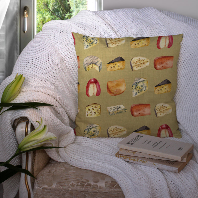 Coussin intérieur/extérieur fromage, 14 po x 14 po