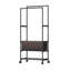 Capressa 111.76cm Rolling Clothing Rack