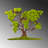 Handmade Decorative Wall Accessory, Green & Brown, 27.9 x 0.4 x 23.2 Inches | 100% MDF with MOSS, Thickness: 0.2 Inches | Unique Textured Design, Perfect for Home Decor & Accent Walls, Artisan Craftsmanship