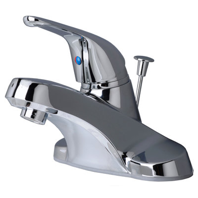 Centerset Single-handle Bathroom Faucet with Drain Assembly