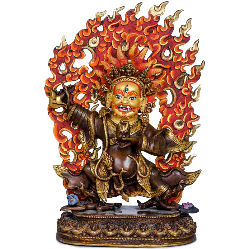 Mahakala bouddhiste tibétain à deux bras
