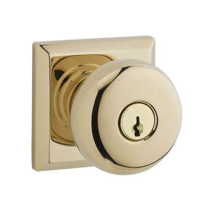 Round Keyed Door Knob