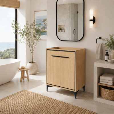 17.92'' Single Bathroom Vanity Base Only