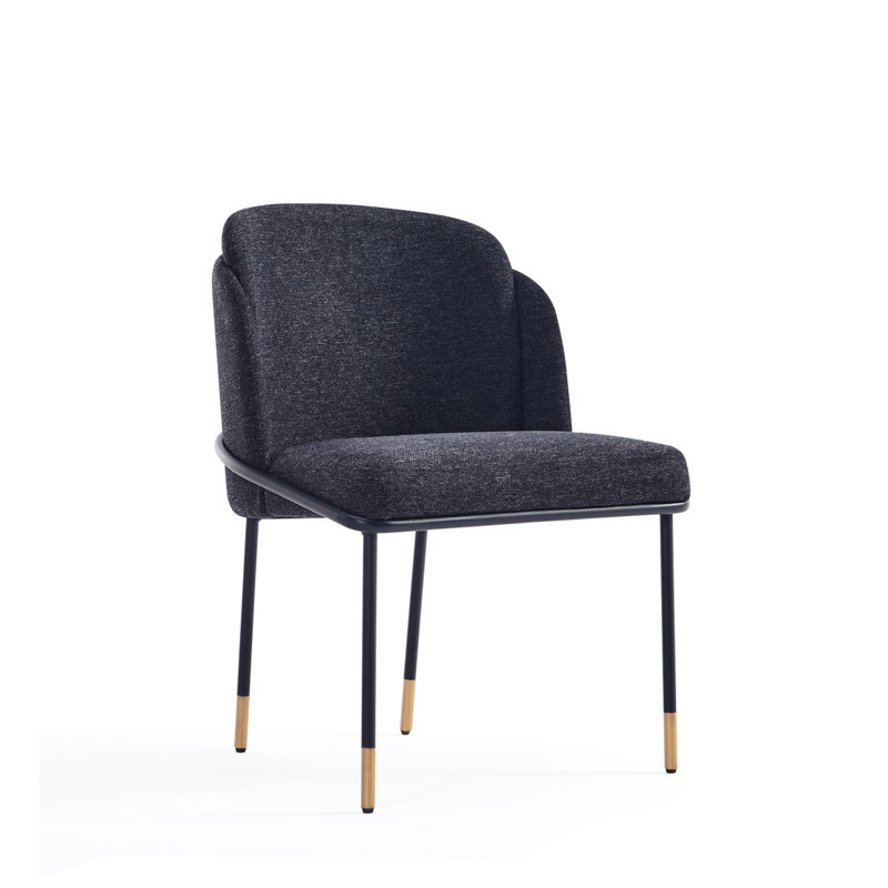 Chaise de salle à manger Flor, Noir