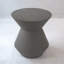 Table d'appoint de jardin Modern Design - L 18,1 po x l 18,1 po, faux accent H 20,3 po pour les espaces extérieurs