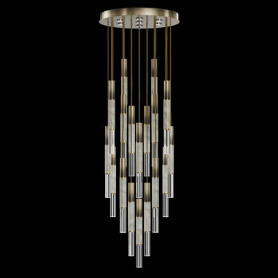 Luminaire suspendu rond l 31 po Antonia