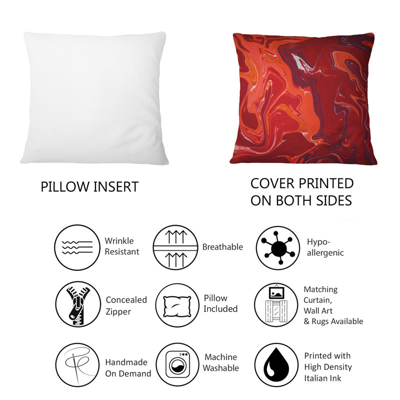 Coussin Red Flame