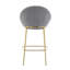Ensemble de 2 tabourets de bar rembourrés Celano-117657639
