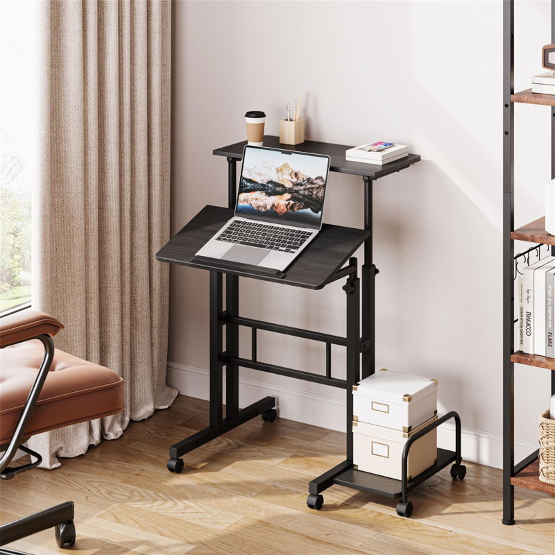 Kalb Adjustable Standing Desk, Black