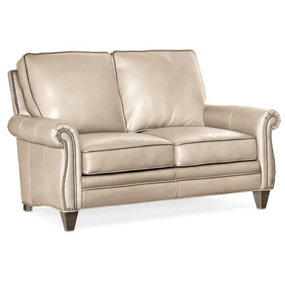 Reddish 65'' Leather Loveseat