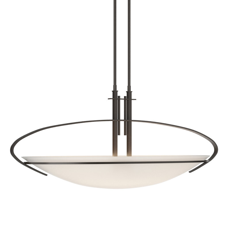 Mackintosh 2 - Light Bowl Pendant, 14.2" H x 32.5" W x 10.4" D, Oil Rubbed Bronze