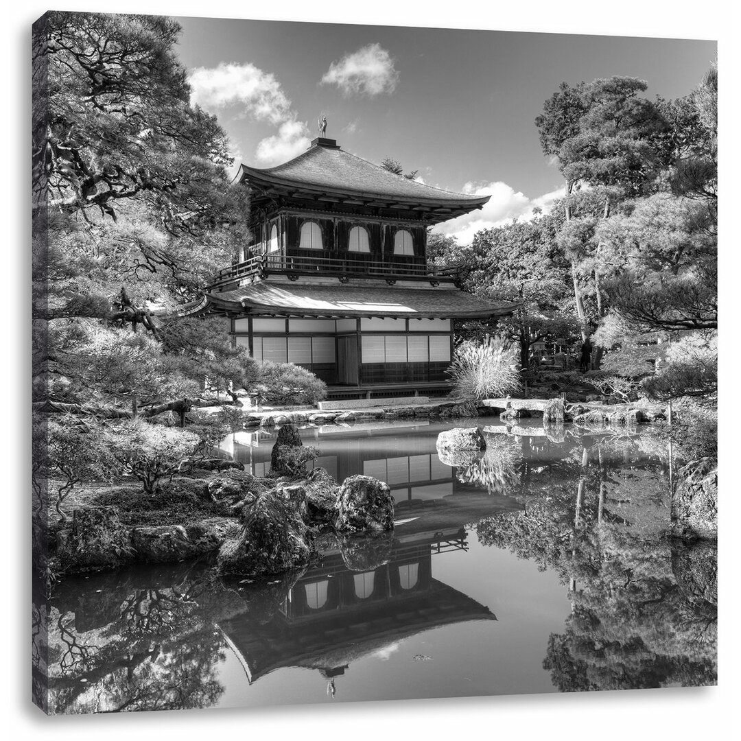 Leinwandbild Ginkaku-ji-Tempel in Kyoto