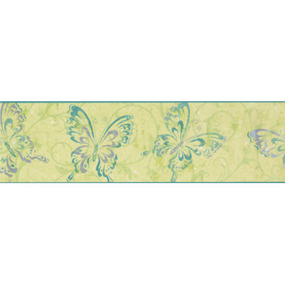 Candice Olsen Kids Butterfly 7' L x 180" W Wallpaper Border