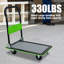 Chariot à plat, chariot à main à plateforme robuste à roulettes pivotantes à 360 degrés pour le chargement et le rangement