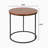 Round End Table | Elegant Accent Table for Living Room 21.6"