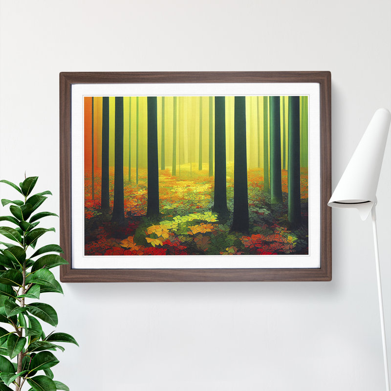 Dashing Spring Forest - Framed Print
