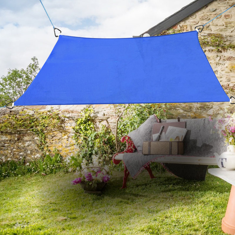 Drumawillin 2m x 2m Square Shade Sail, Blue