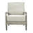 ACME Saraid Accent Chair, Beige Linen & Gray Oak Finish-716839673