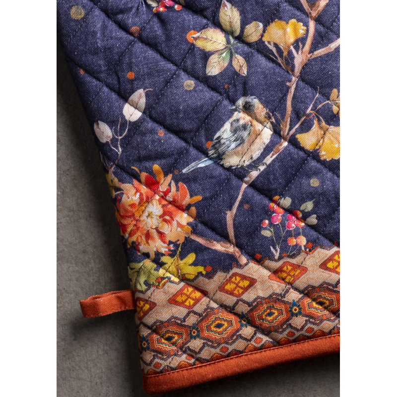 Maison D' Hermine Floral Cotton Potholder & Oven Mitt Set