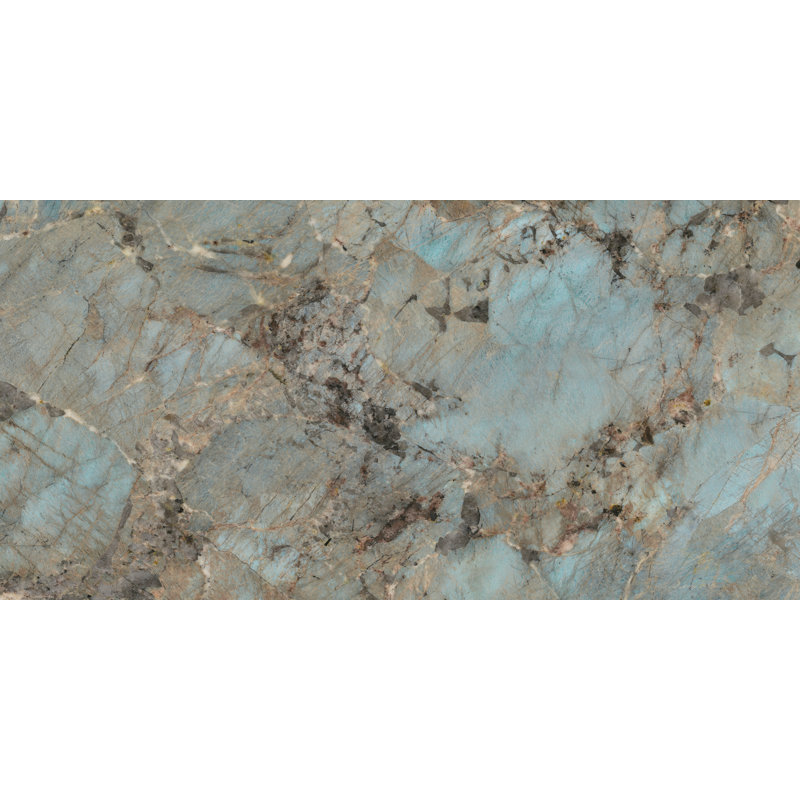 Carreau de porcelaine poli 24 x 48 Amazzonite Italian