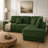 93" Sectional Sofa, L Shaped Sofa Couch With Reversible Chaise Lounge, Upholstered Soft Corduroy Couch For Living Room, Apartment-680916350