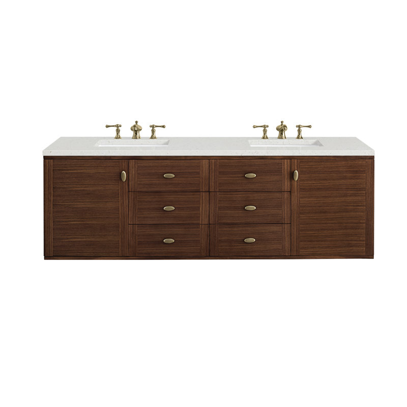 Amberly 72'' W Double Vanity, Lime Delight, 8" Widespread