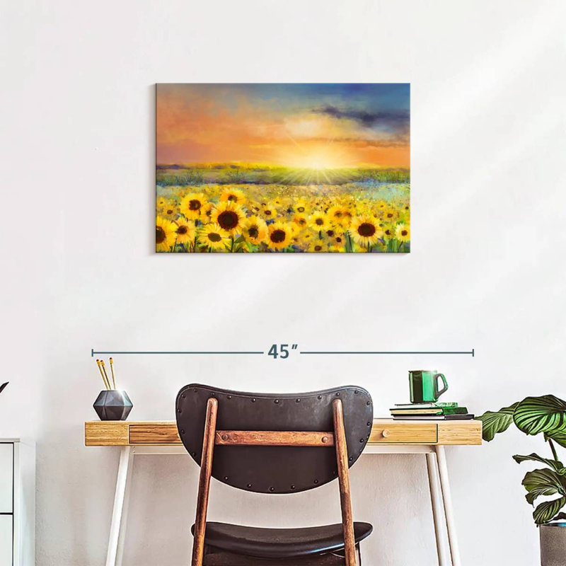 Huile de tournesol Alvord, H 20 po x l 30 po