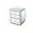 Mirror Three Drawer Cabinet
