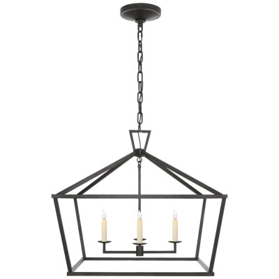 Chapman & Myers Darlana Medium Wide Lantern