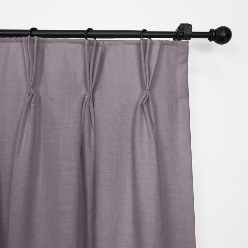 Paire de rideaux Elsie, L 40 po x L 132 po, Lilas