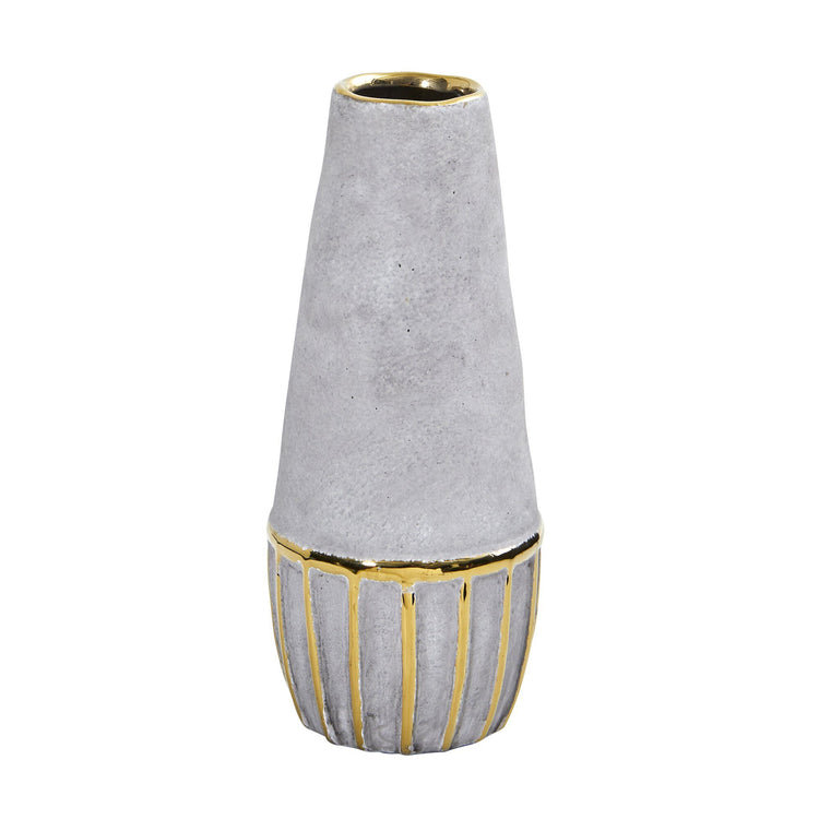 Ceferino Ceramic Table Vase, 10" H x 4" W x 4" D