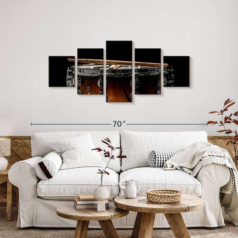 Tambour musical, H 24 po x l 55 po