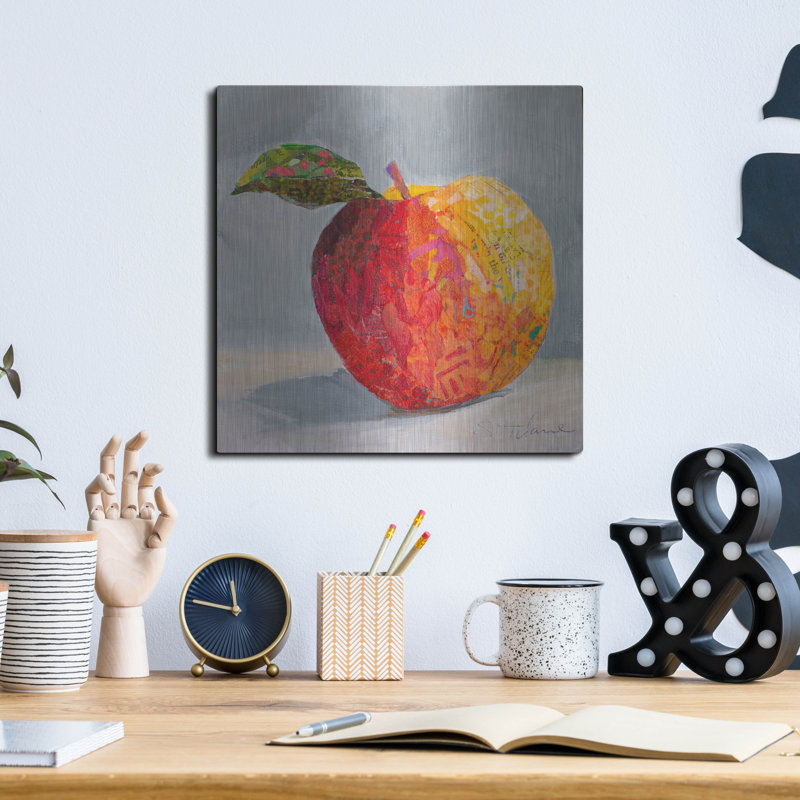 «A Is For Apple» par St. Hilaire Eli «A Is For Apple» par St. Hilaire Elizabeth, H 12 po x l 12 po