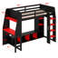 Lit mezzanine avec bureau Gaming