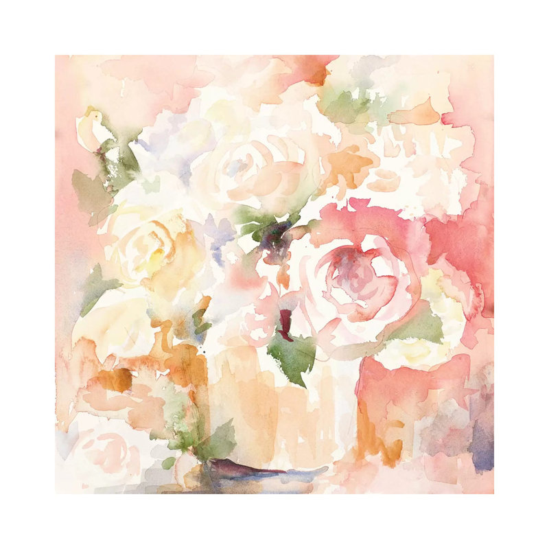 Cascading Blooms I by Lanie Loreth - Wrapped Canvas Gallery-Wrapped Canvas Giclée, 93.98 cm H x 93.98 cm W x 1.91 cm D